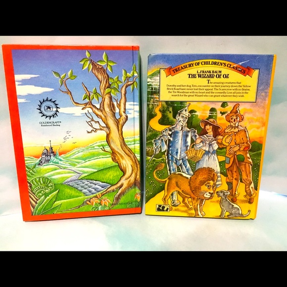 WIZARD OF OZ VTG 80s HARDCOVER CHAPTER BOOK BUNDLE - Picture 2 of 15